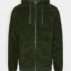 Pier One BORG ZIP-UP JACKET - Fleecejacke - Dark Green -Deutschland Pier One Verkaufs-Shop 067adbe3faa7458ba7e980a0b8da5bd4