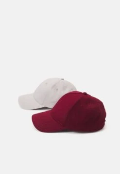 Pier One UNISEX 2 PACK - Cap - Light Grey/berry -Deutschland Pier One Verkaufs-Shop 0e39235db2624299b18bab214eb1c946
