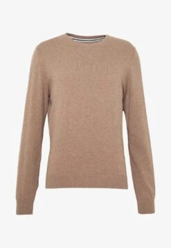 Pier One BASIC CREWNECK - Strickpullover - Mottled Beige -Deutschland Pier One Verkaufs-Shop 188b4f92241a4ee38833f970cf37df24