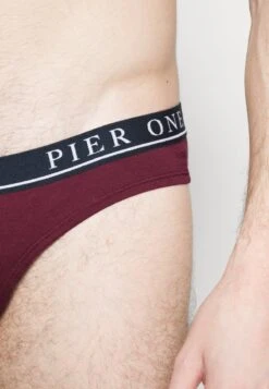 Pier One BRANDED WAISTBAND BRIEFS 3 PACK - Slip - Dark Blue /green/bordeaux -Deutschland Pier One Verkaufs-Shop 208437927cd54529b2ae47a824e20a21