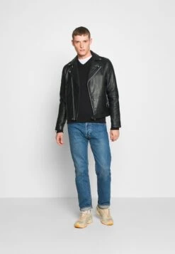 Pier One 2PACK - Strickpullover - Black/bordeaux