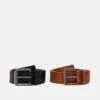 Pier One 2 PACK UNISEX - Gürtel - Black/cognac -Deutschland Pier One Verkaufs-Shop 2f8356d00e94424e9b370f49a86d96f0
