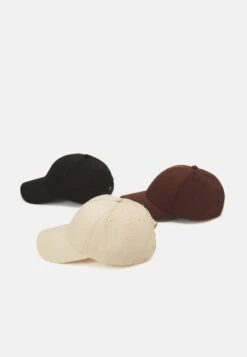 Pier One UNISEX 3 PACK - Cap - Black/dark Brown/beige -Deutschland Pier One Verkaufs-Shop 322c39d131ac488ea8bb229f1824c6e8