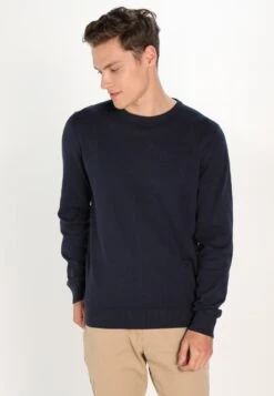 Pier One BASIC CREWNECK - Strickpullover - Dark Blue -Deutschland Pier One Verkaufs-Shop 329922927e9b4f2e90d457cc0511bf45 1