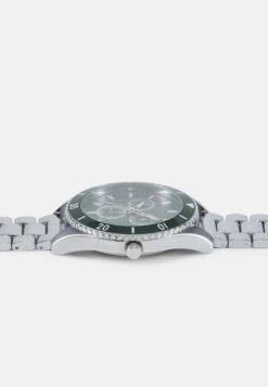 Pier One UNISEX - Uhr - Silver-coloured/green -Deutschland Pier One Verkaufs-Shop 3868a74b129c47a4a44c8eaf55047ceb