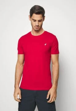 Pier One 3 PACK - T-Shirt Print - White/dark Blue/red -Deutschland Pier One Verkaufs-Shop 3b54026a10de4978b57e13a7637f37ba