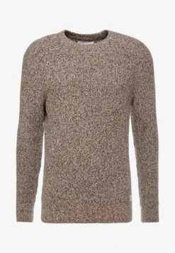 Pier One MULTICOLOUR HALF CARDIGAN JUMPER - Strickpullover - Mottled Dark Yellow -Deutschland Pier One Verkaufs-Shop 43d052bb50e448ea97efd06449ca54d1