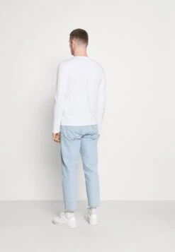 Pier One 5 PACK - Langarmshirt - White/dark Blu/grey -Deutschland Pier One Verkaufs-Shop 501e285d599547fa8b3d97a7168757c4