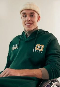 Pier One Sweatshirt - Dark Green -Deutschland Pier One Verkaufs-Shop 5ca255914a114a5fb71c8f7f8e973148