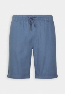 Pier One LINEN BLEND DRAWCORD SHORTS - Shorts - Blue -Deutschland Pier One Verkaufs-Shop 609305b411ae4fd897e85e7620e5b545 1