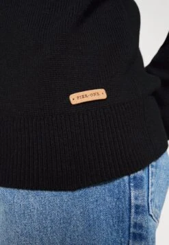 Pier One STRUCTURE BLOCK HIGH COLLAR - Strickjacke - Black -Deutschland Pier One Verkaufs-Shop 6a3d75ac81f349948e6db8598e9da725