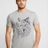 Pier One T-Shirt Print - Mottled Grey -Deutschland Pier One Verkaufs-Shop 6b2a5d35469c4e41b5b31108b481ad55