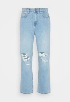 Pier One DISTRESS ON KNEES - Jeans Relaxed Fit - Light Blue Denim -Deutschland Pier One Verkaufs-Shop 6c561d8272b94404a72faaf104617fd2