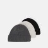 Pier One UNISEX 3 PACK - Mütze - Black/dark Grey/off-white/ -Deutschland Pier One Verkaufs-Shop 6ff45e637c064289bc89bdd981008db1