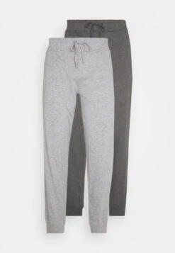 Pier One 2 PACK - Nachtwäsche Hose - Mottled Dark Grey/mottled Grey -Deutschland Pier One Verkaufs-Shop 7438e3af94d84f41a7e5cef68ab55737