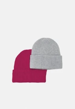 Pier One UNISEX 2 PACK - Mütze - Red/grey -Deutschland Pier One Verkaufs-Shop 974eebccedc348d4971691706216c905 1