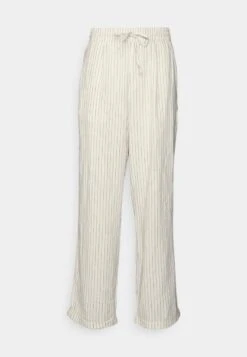Pier One DRAWCORD TROUSERS - Stoffhose - Off-white -Deutschland Pier One Verkaufs-Shop 976f1ac0d05743c092e5a017af8c58d1