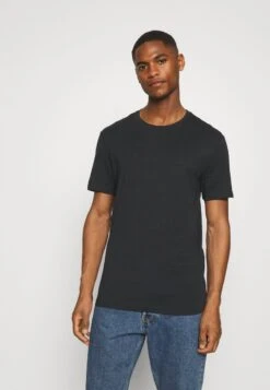 Pier One T-Shirt Basic - Black/white/light Grey -Deutschland Pier One Verkaufs-Shop 97c18e35b5f94069b6c162222882cabe