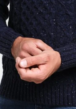 Pier One Strickpullover - Mottled Dark Blue -Deutschland Pier One Verkaufs-Shop a048db5e31ba4f3589df0abe92fd4cb7