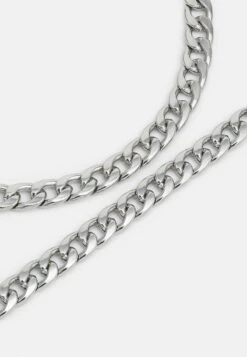 Pier One SET - Halskette - Silver-coloured -Deutschland Pier One Verkaufs-Shop a486b5615cc14e0c8e89b68bd541bea8