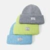 Pier One UNISEX 3 PACK - Mütze - Grey, Neon Green, Light Blue -Deutschland Pier One Verkaufs-Shop a6d4d1e9448d49d29e1f261472915c8c