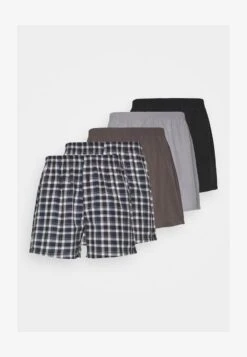 Pier One 5 PACK - Boxershorts - Grey -Deutschland Pier One Verkaufs-Shop abc2677e29204b66b44e246719f6eeb4