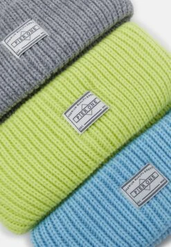 Pier One UNISEX 3 PACK - Mütze - Grey, Neon Green, Light Blue -Deutschland Pier One Verkaufs-Shop b7e517f5f9984a9f84a01c2fea84a466