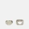 Pier One 2 PACK - Ring - Silver-coloured -Deutschland Pier One Verkaufs-Shop b8486512110c4b679a24b0a09e18df93