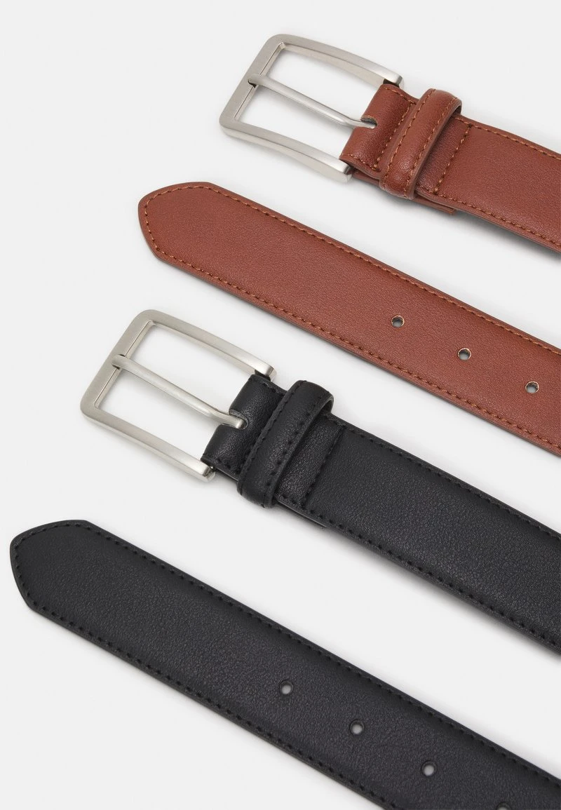 Pier One 2 PACK - Gürtel - Brown/black 4 Pier One 2 PACK - Gürtel - Brown/black – Bild 2