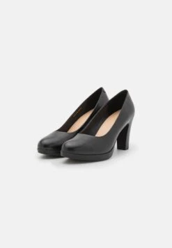 Pier One LEATHER - Plateaupumps - Black -Deutschland Pier One Verkaufs-Shop cb9dcb9e5ca84540a8855df09b5d8b0c