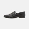 Pier One LEATHER - Slipper - Black
