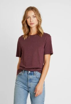 Pier One T-Shirt Basic - Bordeaux Melange -Deutschland Pier One Verkaufs-Shop d234511c84ac41259e22234949318da7