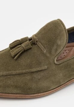 Pier One LEATHER - Slipper - Green -Deutschland Pier One Verkaufs-Shop e1f88111880d4b22b149d345f9e0d086