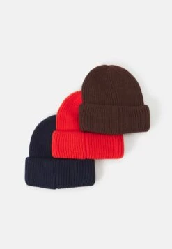Pier One UNISEX 3 PACK - Mütze - Brown, Dark Blue, Red -Deutschland Pier One Verkaufs-Shop fa25e901c4f84c3ba8be265228c78e59