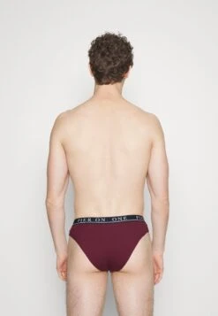 Pier One BRANDED WAISTBAND BRIEFS 3 PACK - Slip - Dark Blue /green/bordeaux -Deutschland Pier One Verkaufs-Shop ff57f99c0ab74e1faa96619054df022c